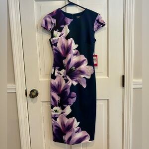 Vince Camuto Floral Print Women's Dress size 2